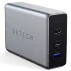 Satechi USB-lader 100W GaN (2xUSB-C/USB-A) Svart