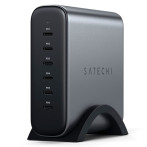 Satechi USB-lader 200W GaN (6xUSB-C) Svart