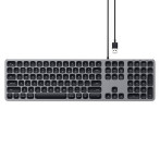 Satechi Cabled Keyboard m/Nordic Layout (USB-A) Space Grey