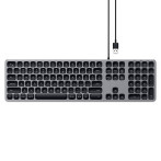 Satechi kablet tastatur m/US Layout (USB-A) Space Grey