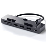 Satechi Clamp Hub Pro t/iMac (USB-C/kortleser/USB-A) Space Grey