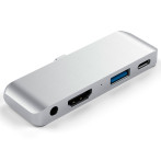 Satechi Mobile Pro Hub t/iPad Pro (USB-C) Sølv