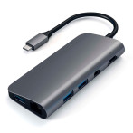 Satechi USB-C Multimedia Adapter (HDMI/Mini DisplayPort/Ethernet/USB-A) Space Grey