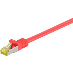 Nettverkskabel S-FTP Cat7 (Rød) - 0,25m