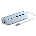 Satechi USB-C Hub (kortleser/USB-A) Blå