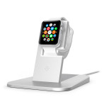 Twelve South HiRise Qi Dock t/Apple Watch (sølv)