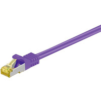 Nettverkskabel S-FTP Cat7 (Lilla) - 0,5m