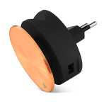 Usbepower Aero Mini Luxury Editon USB-rullelader 2,4A (2xUSB-A) kobber