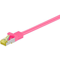 Nettverkskabel S-FTP Cat7 (Pink) - 0,5m