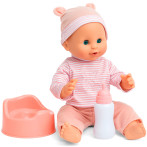 Magtoys Baby Doll Sara m/potte + tåteflaske (40cm)