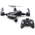 Flybotic sammenleggbar drone m/fjernkontroll (5min) Sort