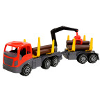 Plasto Toy Crane Truck m/tilhenger - 74cm (3 år+)