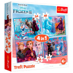 Trefl Puzzle 4-i-1 Frozen 2 (4 år+)