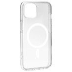 Puro Lite Mag Pro Cover iPhone 15 Plus (TPU) Gjennomsiktig/Hvit