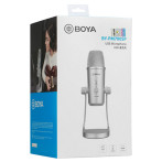 Boya Studiomikrofon med stor membran for smarttelefon - 1m (lyn)