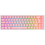 Deltaco Wireless Gaming Keyboard m/RGB (Nordisk) Rosa