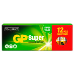 GP Batterier Super Alkaline AAA/LR03 Batterier (Alkaline) 12pk