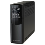 PowerWalker VI 1200 CSW Line Interactive UPS Nødstrømforsyning 1200VA 720W (4x Schuko-kontakt)