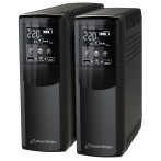 PowerWalker VI 1500 CSW Line Interactive UPS Nødstrømforsyning 1500VA 900W (4x Schuko-kontakt)