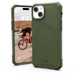UAG Essential Armour Magsafe Cover t/iPhone 15 Plus (6,7 tm) Oliven trist