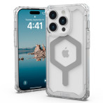UAG Plyo MagSafe-deksel til iPhone 15 Pro (6.1tm) Is/Sølv