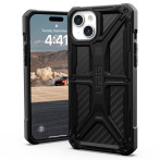 UAG Monarch Cover t/iPhone 15 Plus (6,7tm) karbonfiber
