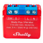 Shelly Plus 1PM Mini (8A) 1-kanals
