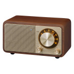 Sangean Genuin Mini WR-7 FM Radio (BT/FM) Cherry Wood