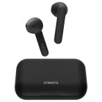 Streetz T110 TWS In-Ear Bluetooth-ørepropper m/etui (4 timer) Svart