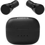 Streetz T200 TWS In-Ear Bluetooth-ørepropper m/etui (3 timer) Svart