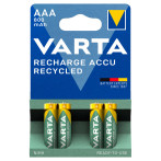 Varta Recharge Charge Accu Resirkulert AAA HR03 batteri 800mAh (NiMH) 4pk