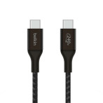 Belkin Boost Charge USB-C-kabel 240W - 2m (USB-C/USB-C) Svart