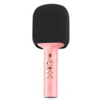 Maxlife MXBM-600 Bluetooth-mikrofon m/høyttaler (rosa)