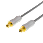 Deltaco High End Toslink optisk kabel digital lyd (3m)