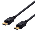 Deltaco DisplayPort 1.2-kabel - 1m (4K UHD) Svart