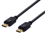 Deltaco DisplayPort 1.2-kabel - 3m (4K UHD) Svart