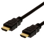 Deltaco High-Speed Flex HDMI-kabel - 1m (4K UHD) Svart