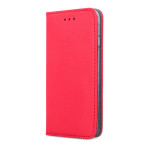 Smart Magnet Deksel iPhone 15 (Kunstskinn/TPU) Rød