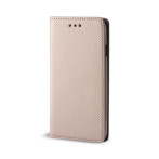 Smart Magnet Cover iPhone 15 Pro Max (kunstig skinn/TPU) Gull