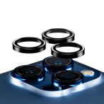 PanzerGlass Hoops Kamera beskyttelsesglass iPhone 15 Pro/Pro Max (svart)