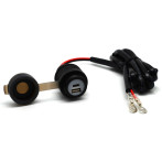 Midland Duo USB-plugg for motorsykkel - 12V (USB-A/USB-C)
