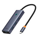 Baseus PD 6-i-1 USB-C Dock (HDMI/USB-A) Spacegrey