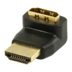 HDMI vinkel adapter 270gr - Gullbelagt