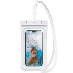 Spigen A610 Aqua Shield vanntett deksel til smarttelefoner - Hvit
