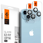 Spigen EZ Fit Optik Pro Kamerabeskyttelsesglass for iPhone 14/14 Plus (Sort) 2pk