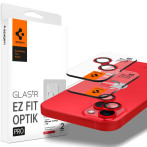 Spigen EZ Fit Optik Pro Kamera beskyttelsesglass for iPhone 14/iPhone 14 Plus (Rød) 2pk