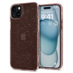 Spigen Liquid Crystal Glitter Cover for iPhone 15 (TPU) Rose Quartz