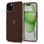 Spigen Liquid Crystal Glitter Cover for iPhone 15 Plus (TPU) Rose Quartz