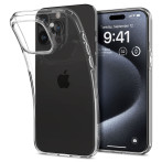 Spigen Liquid Crystal Cover for iPhone 15 Pro (TPU) Crystal Clear