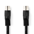 Nedis DIN-kabel - 1 m (hann/hann)